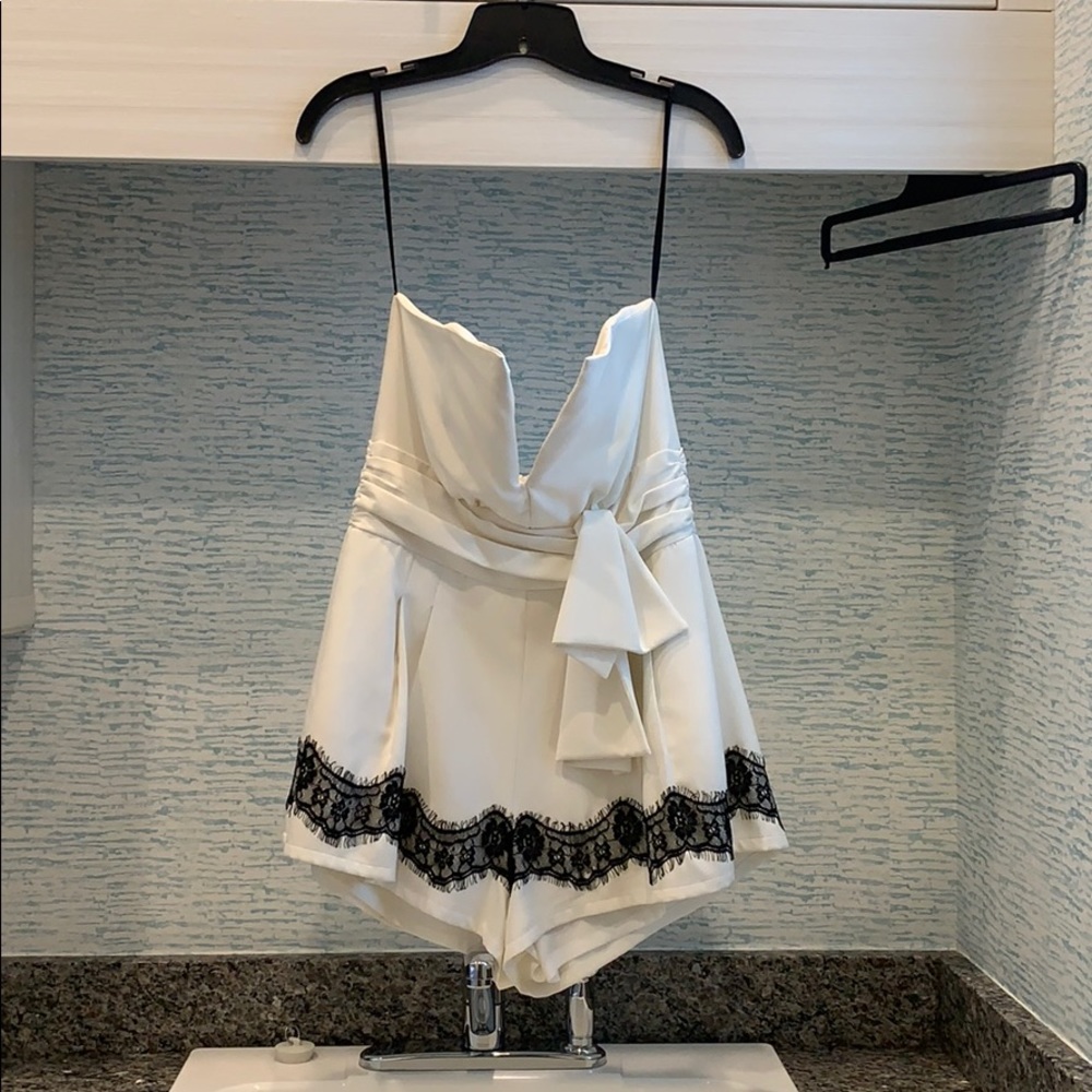NBD white romper